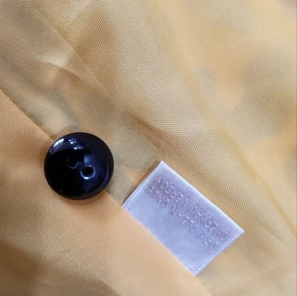 Dana Buchman Vintage 80s Silk Button Duster Dress Size 8 - Picture 5 of 13